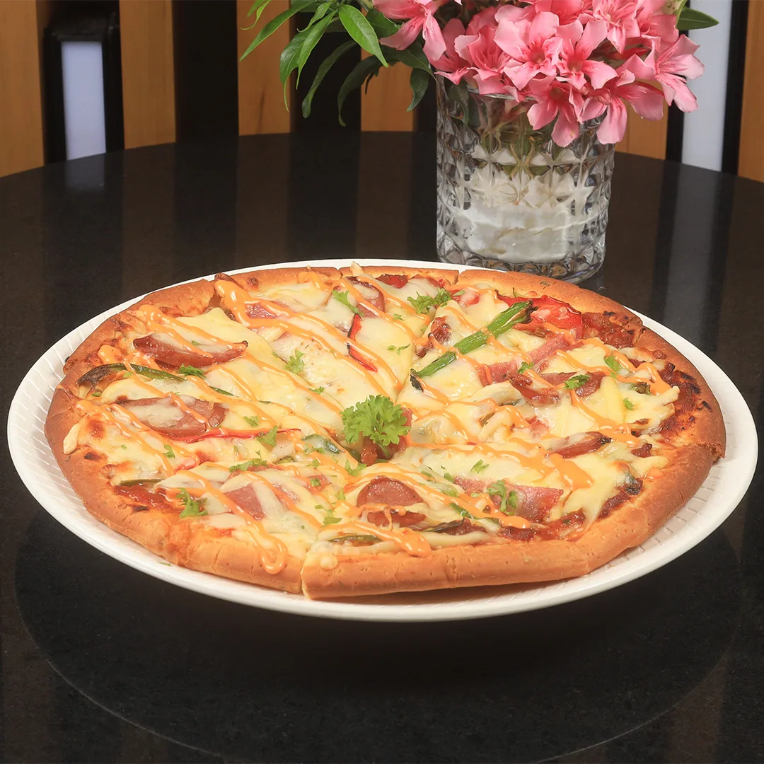 Italian Chicken fajitas Pizza
